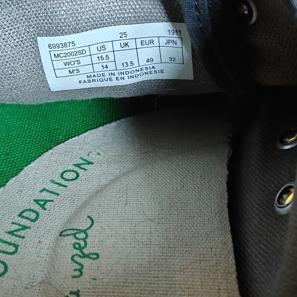 PF Flyers Center Lo Sneaker Black Shoes Men's 14 Women's 15.5 - Picture 8 of 8